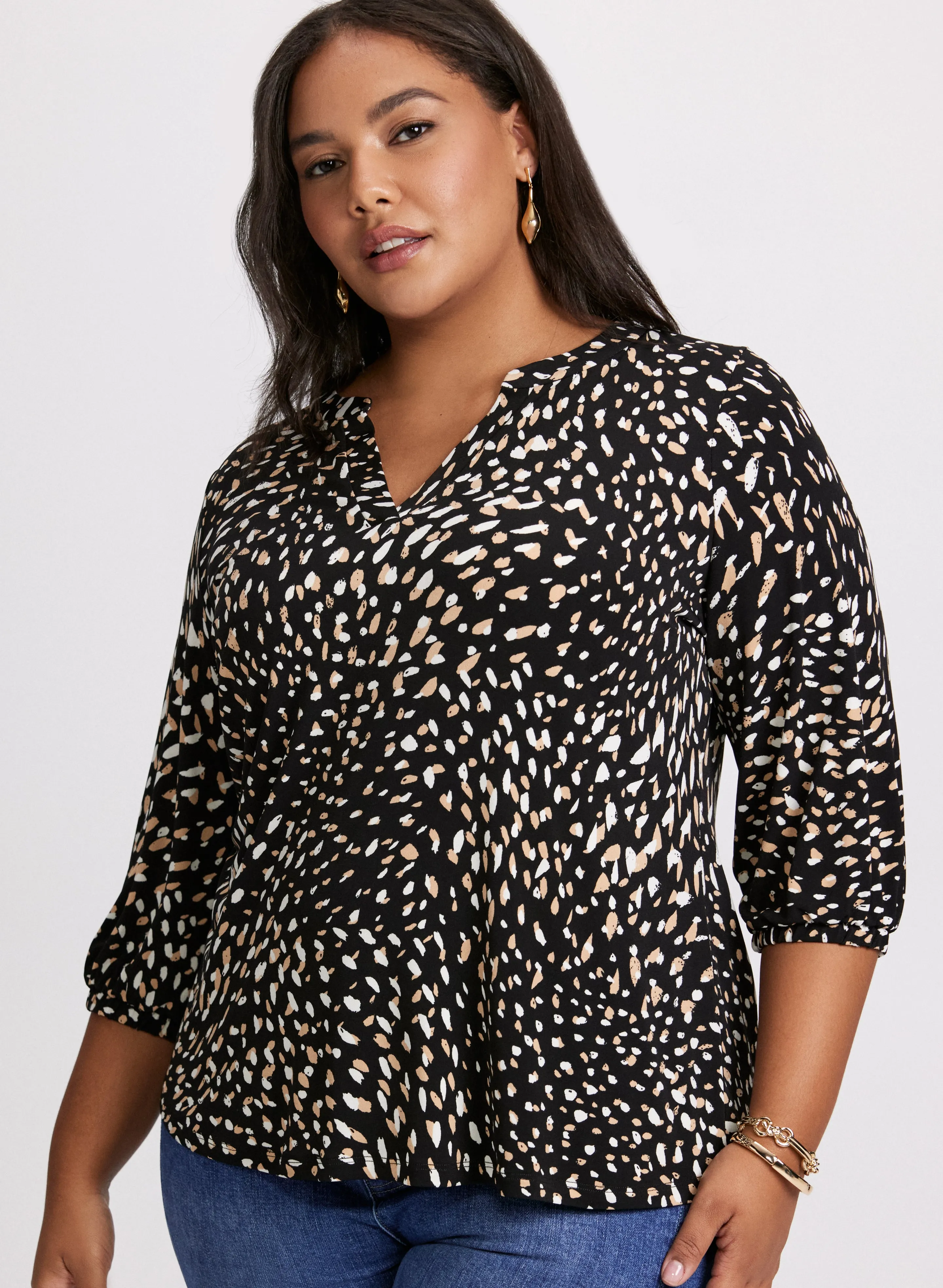 Abstract Print Top