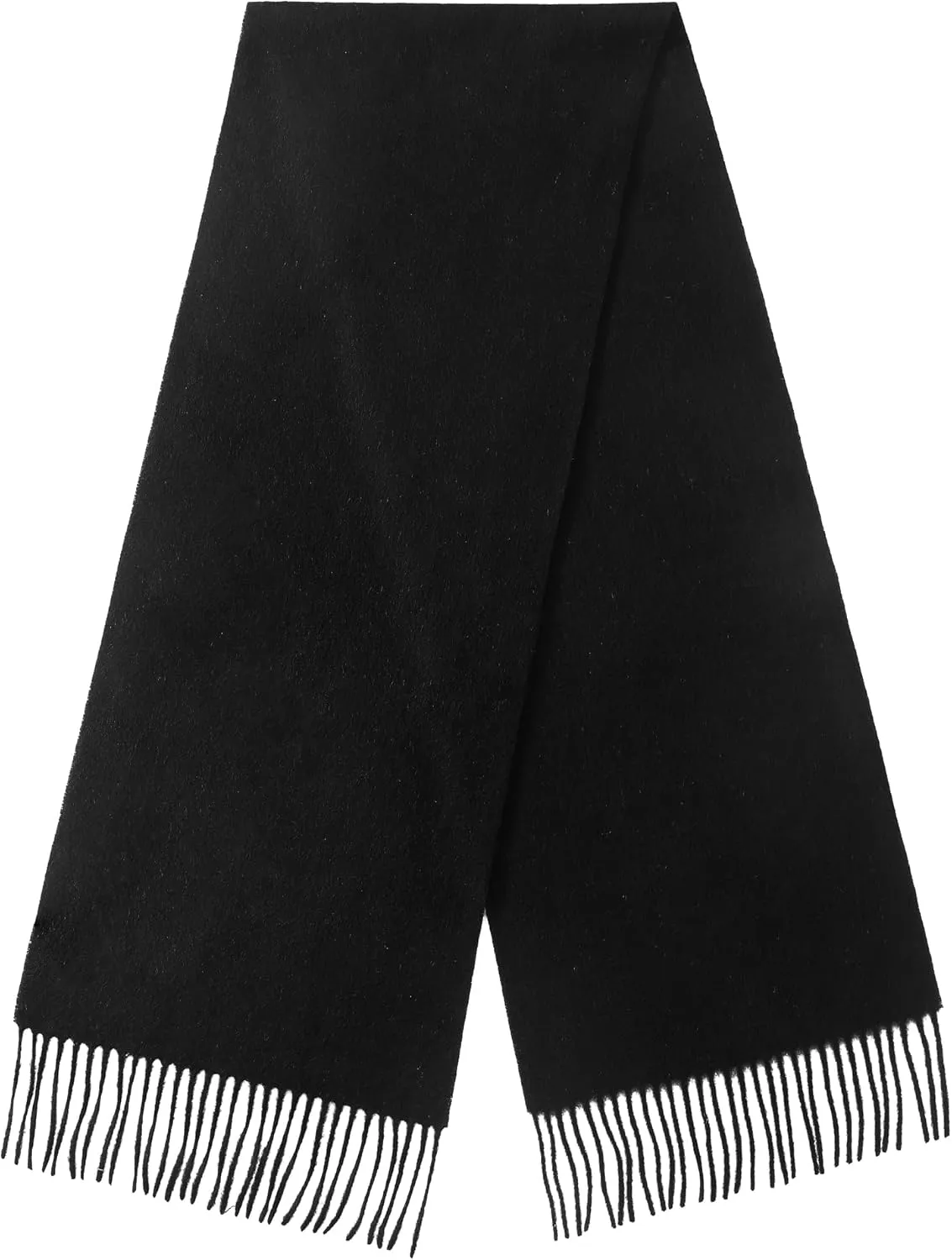 AMERICHAMP Men and Women Scarf Lambs Wool Cashmere Blend Midweight Cozy Soft Feel Winter