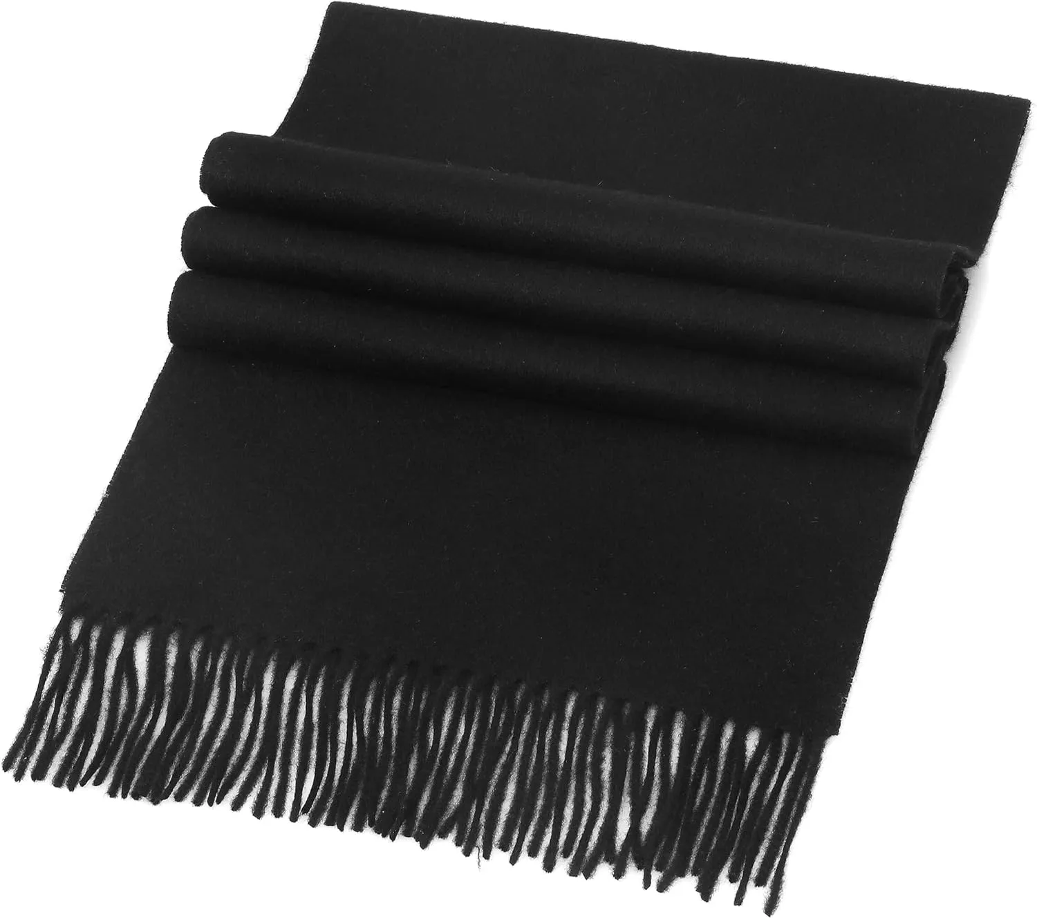 AMERICHAMP Men and Women Scarf Lambs Wool Cashmere Blend Midweight Cozy Soft Feel Winter