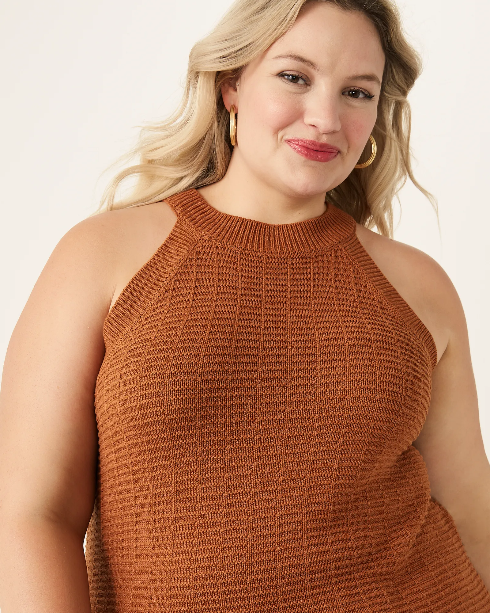 Bella Halter Top | Orange