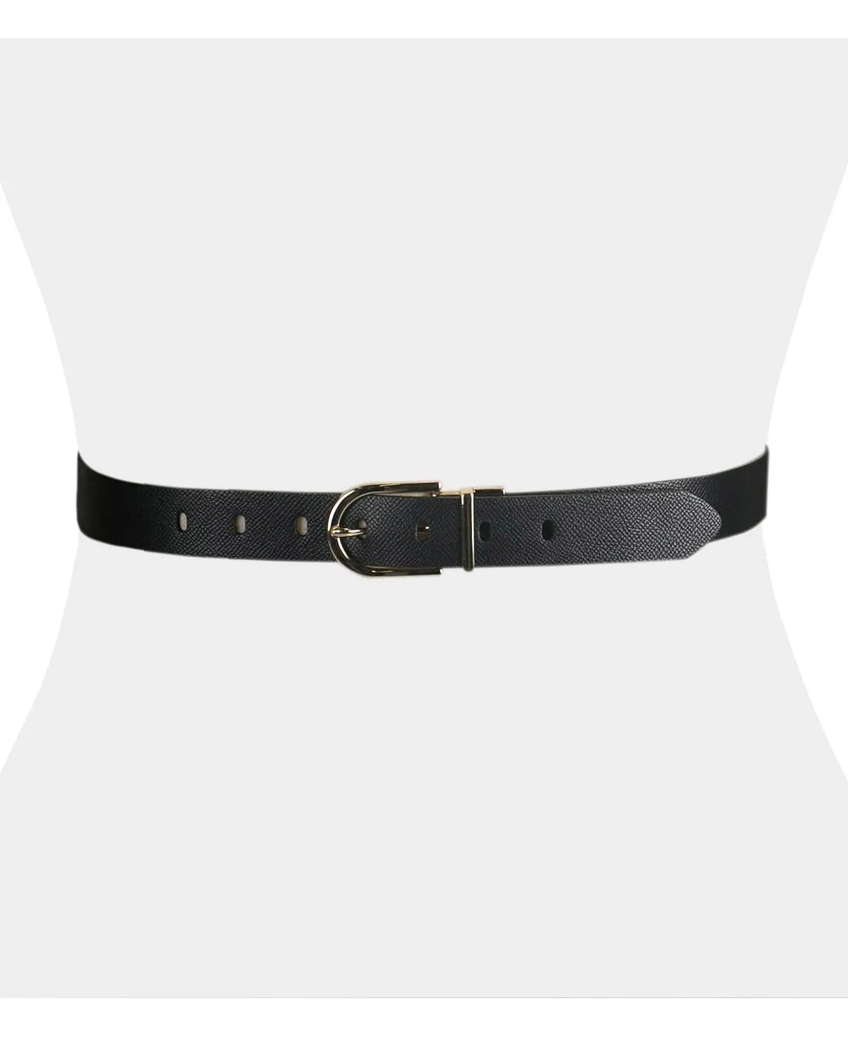 Calvin Klein Women's Casual Reversible Embossed Belt