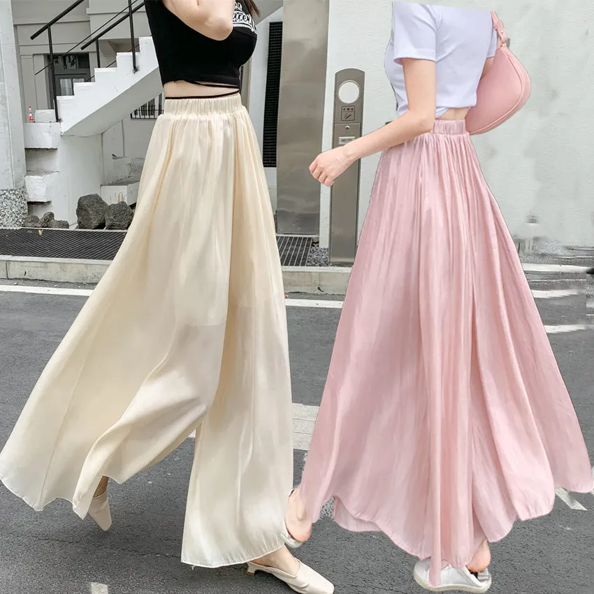 Casual Streamer Satin Trousers