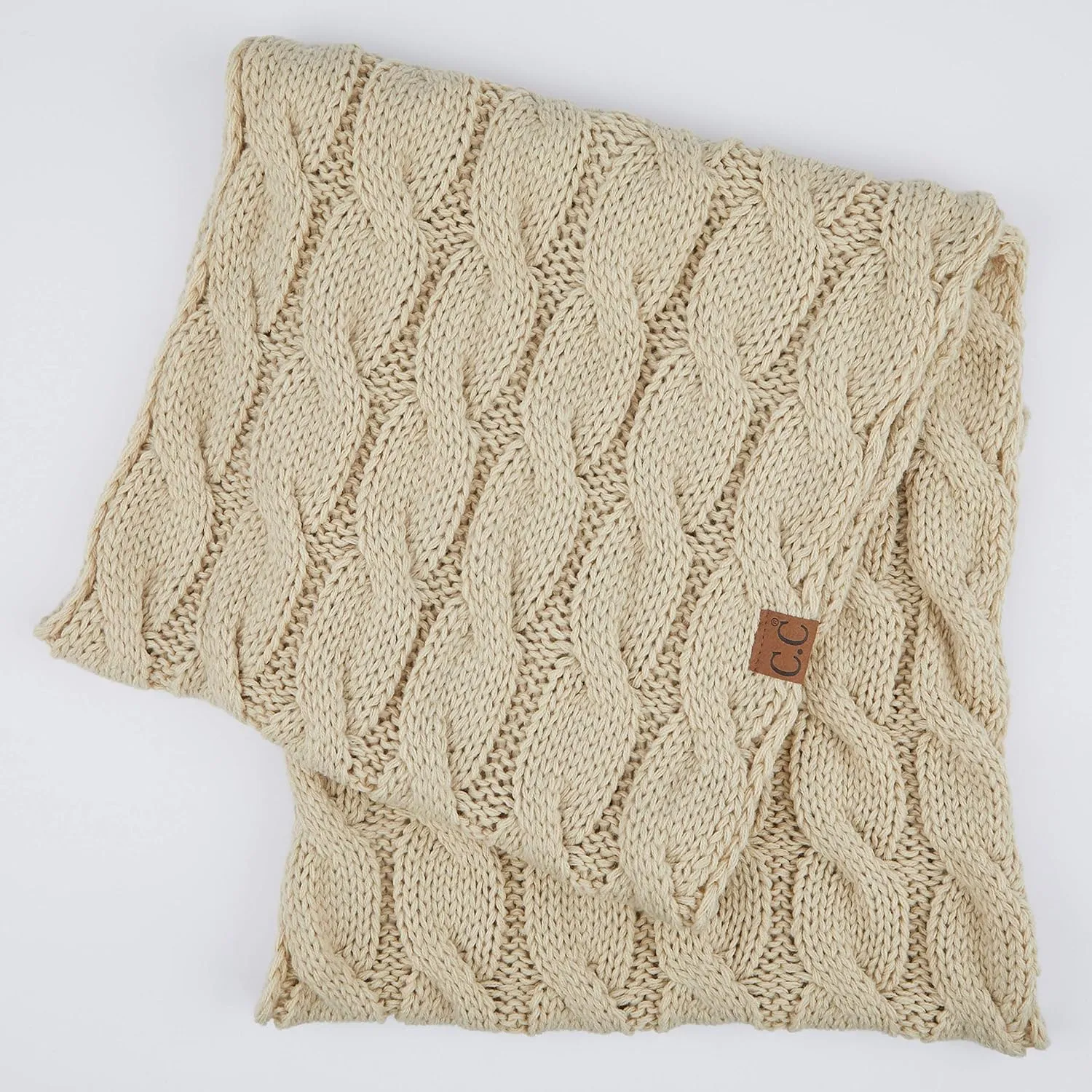C.C CC Winter Soft Matching Unisex Chunky Knit Cowl Loop Infinity Scarf