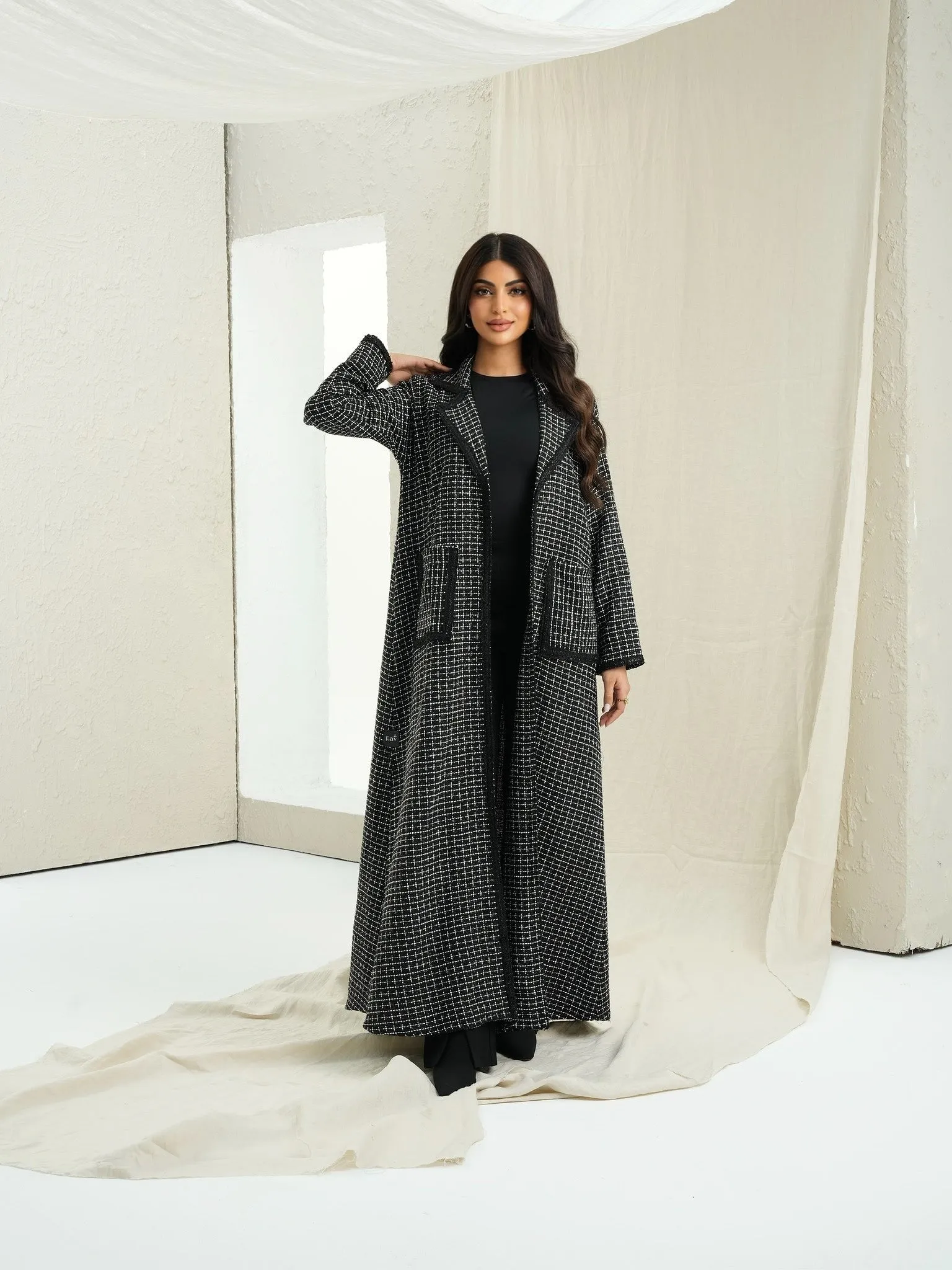 CLASSIC TWEED ABAYA #518