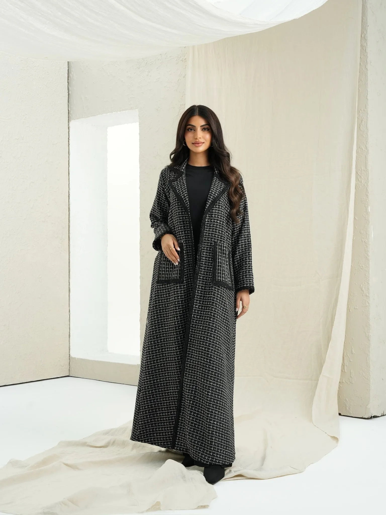CLASSIC TWEED ABAYA #518