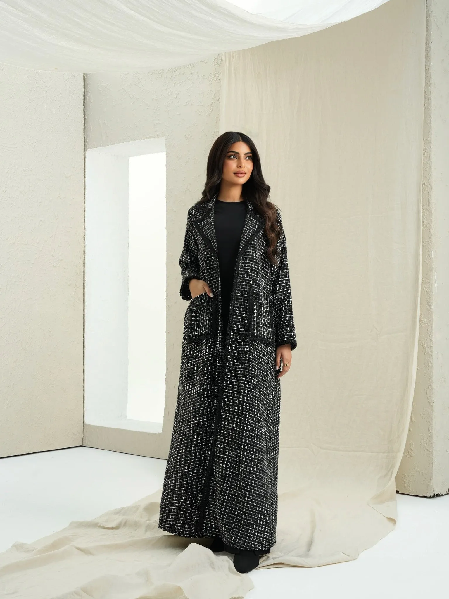 CLASSIC TWEED ABAYA #518
