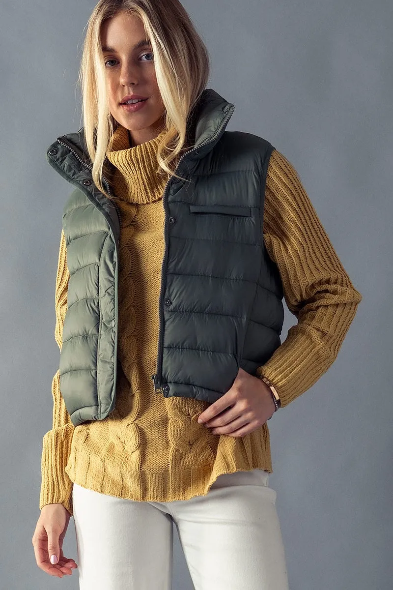 Cozy Stride Quilted Puffer Vest