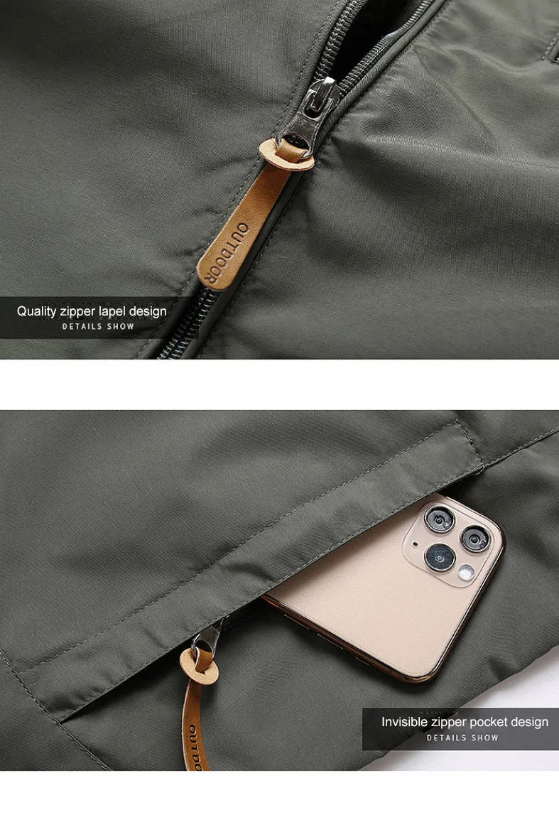 Elegant Waterproof Windbreaker Jacket