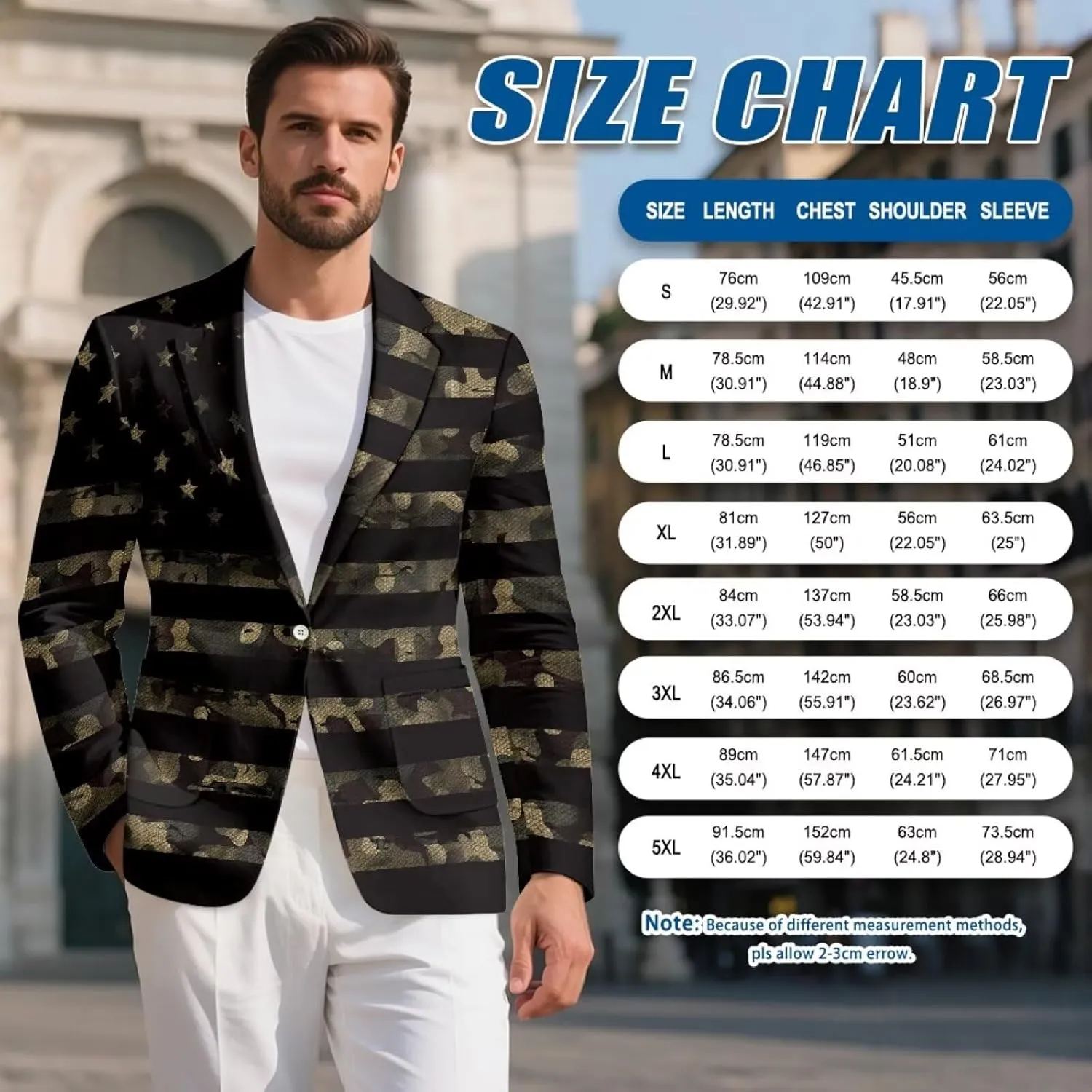 GOSTONG Men's Casual Suit Blazer Slim Fit One Button Sport Coats Long Sleeve Dinner Jacket Breathable Lining for Party S-5XL