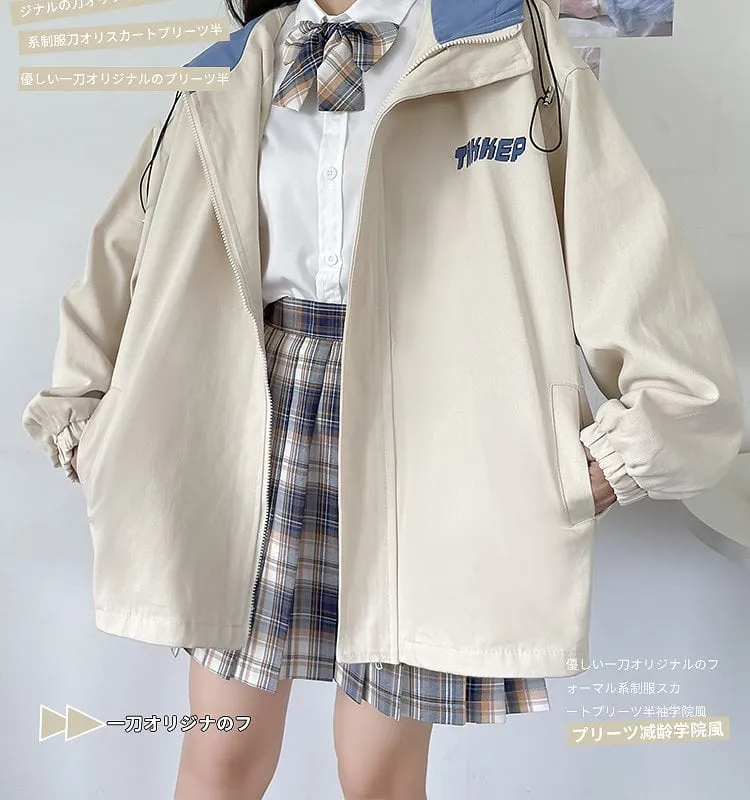 Kawaii Mori Girl Style Bear Plus Velvet Hooded