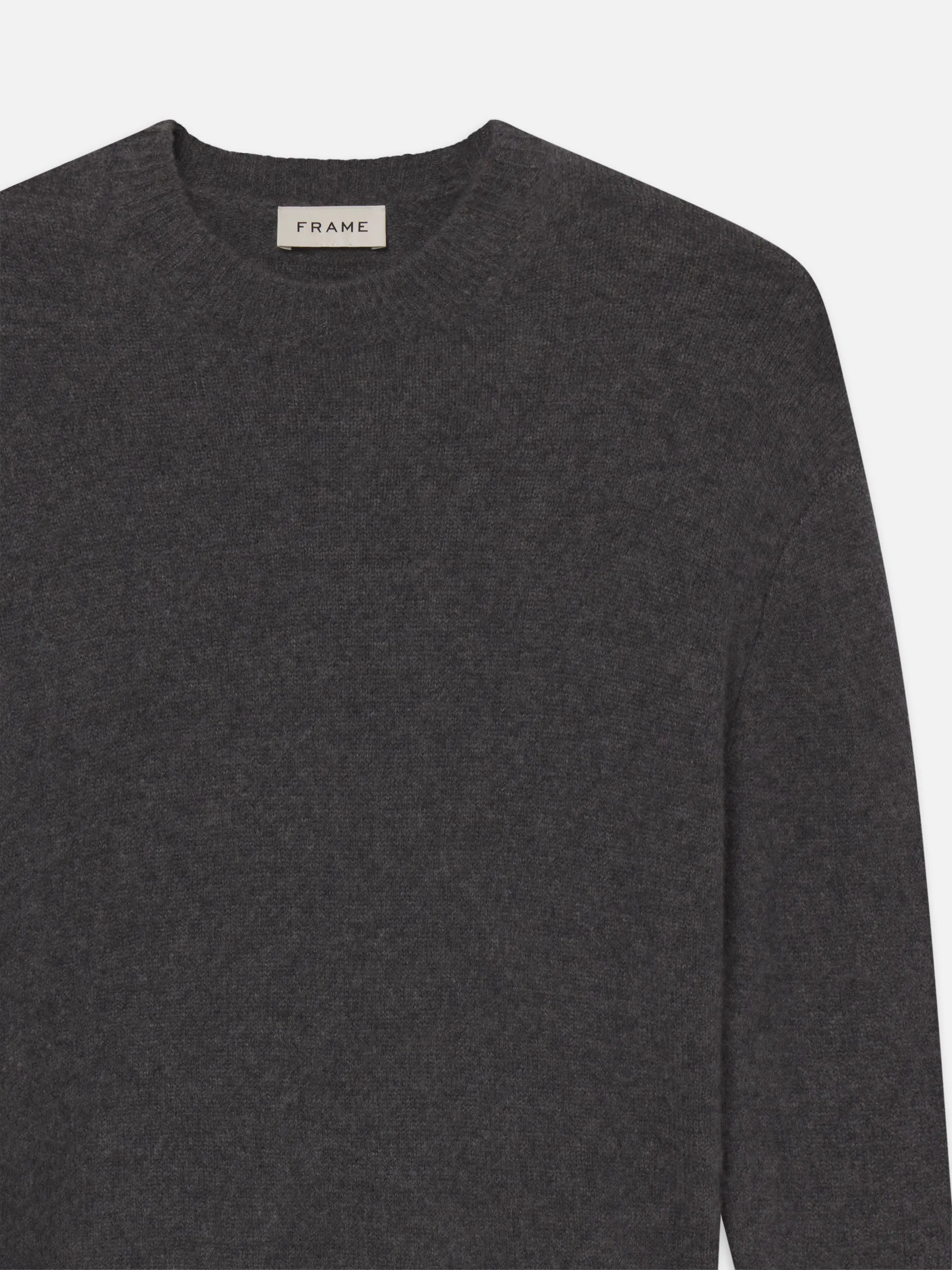 Light Weight Crewneck -- Grey Melange