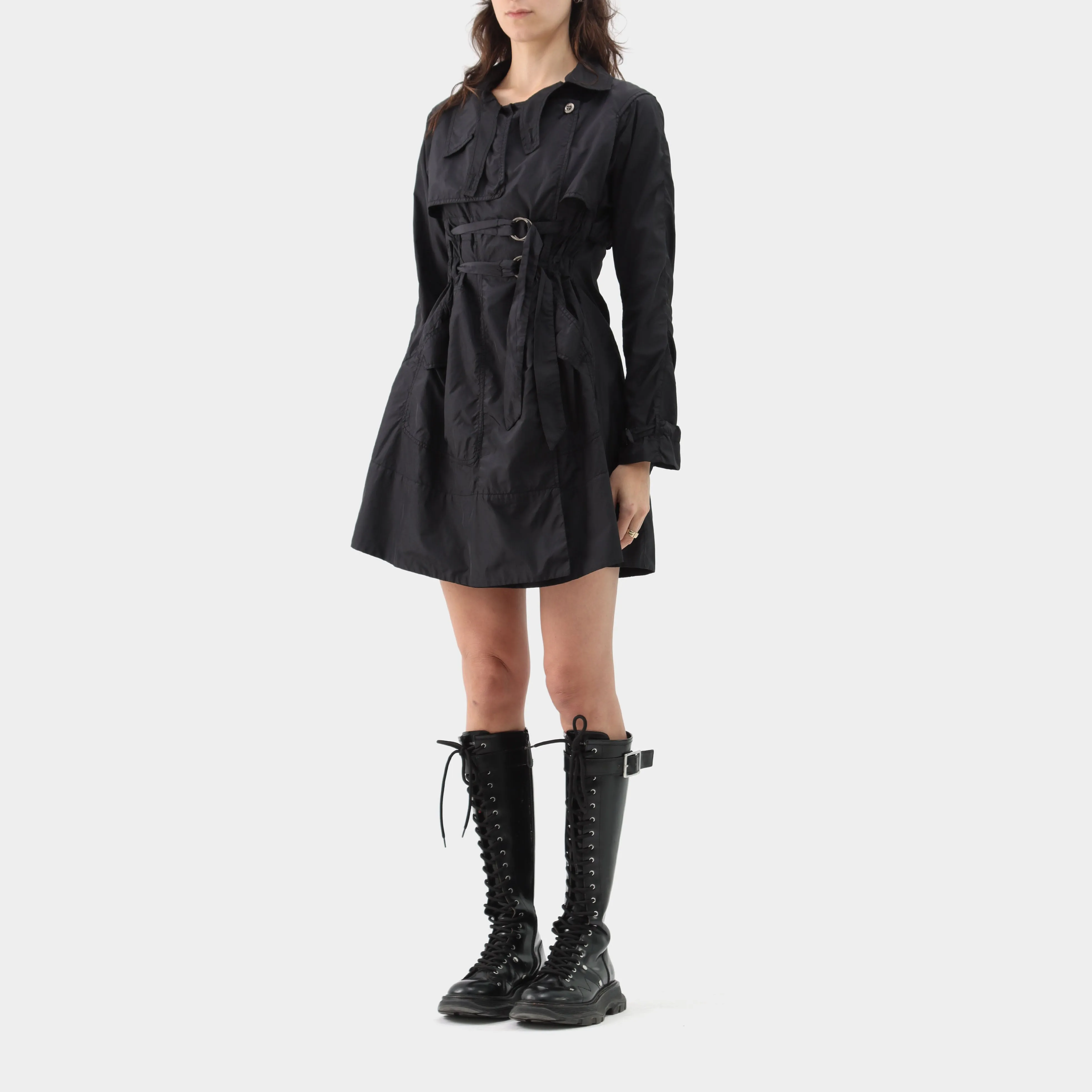 Marithé François Girbaud Nylon Trench