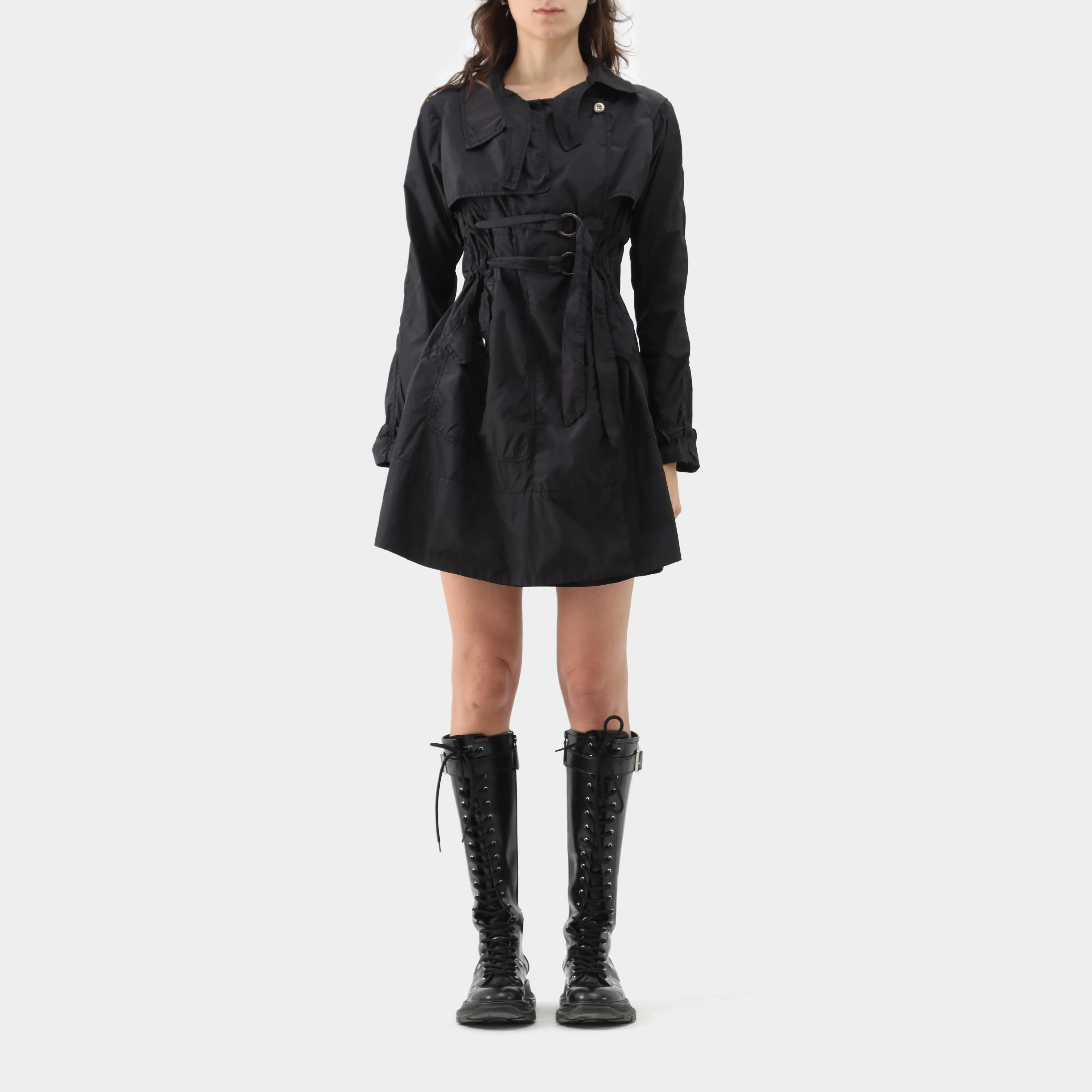Marithé François Girbaud Nylon Trench