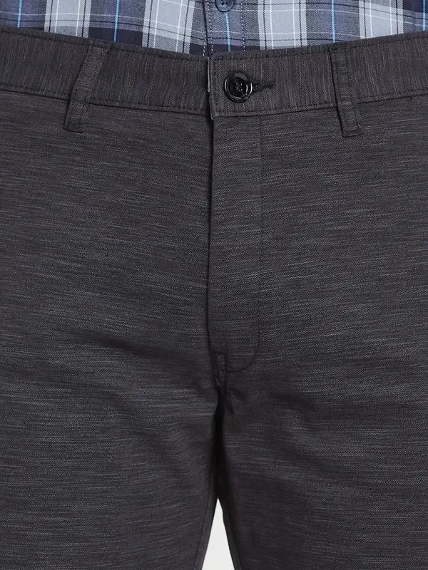 Men Black Casual Trouser