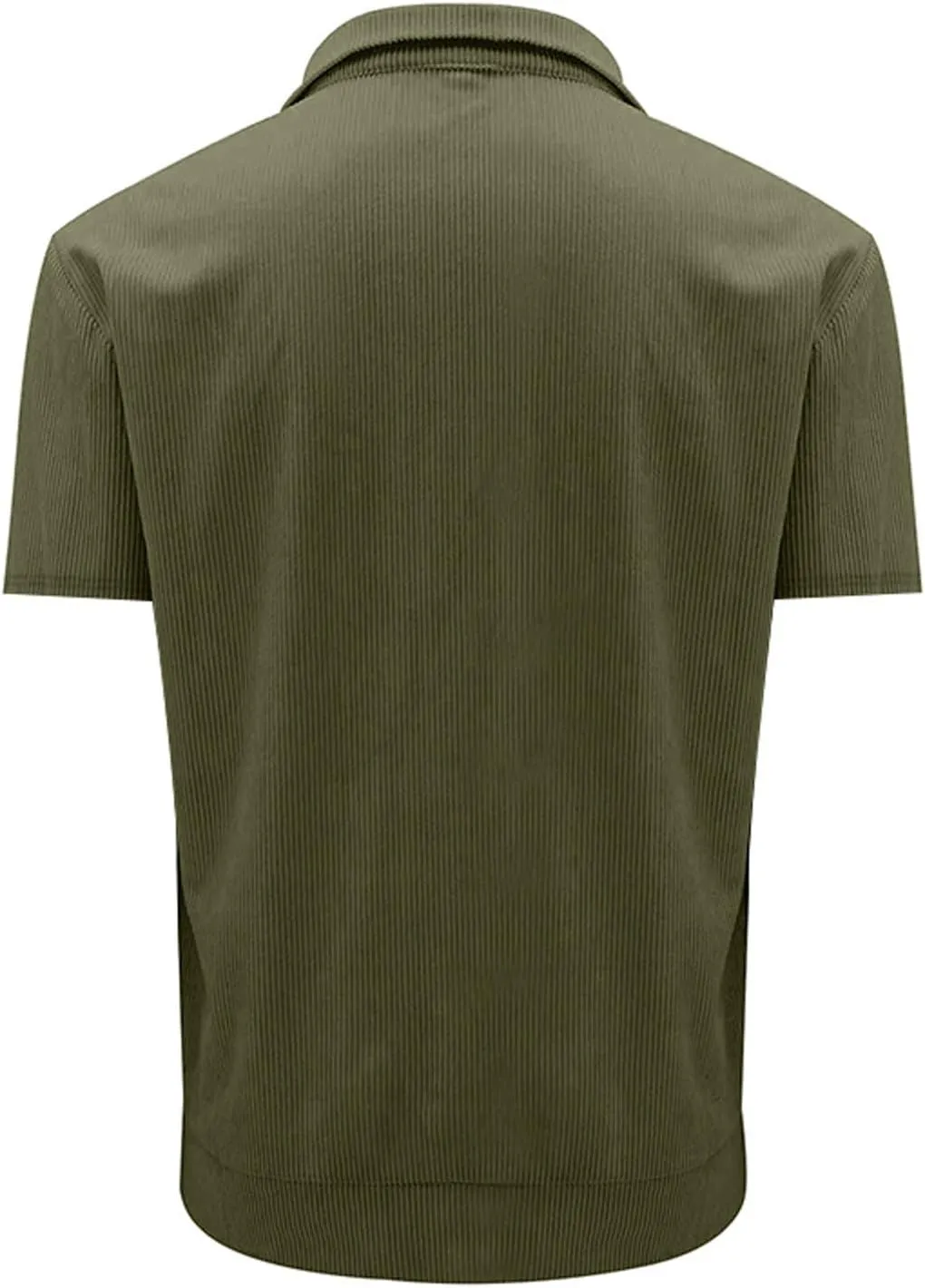 Mens 1/4 Button Sweater Short Sleeve Stand Collar Mens Sweatshirt Thermal Shirt Men's Sweatshirts No Hood, Mens Hoodie