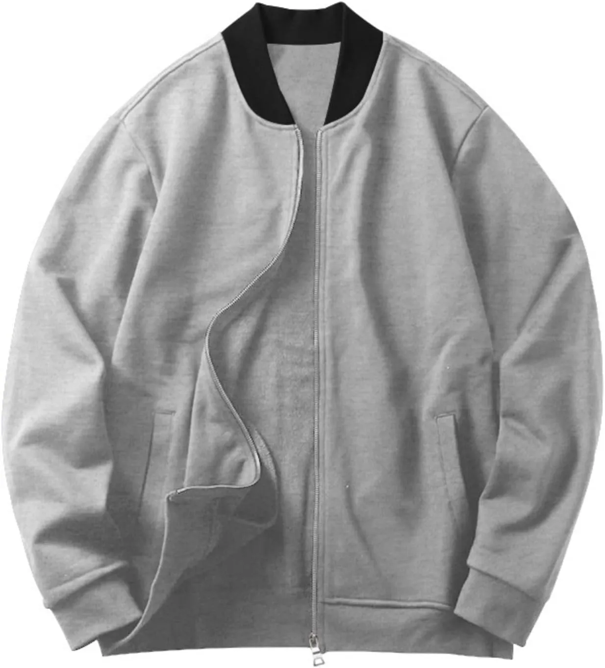 Mens Bomber Jacket Lightweight Windbreaker Flight Jacket Casual Full Zip Softshell Coat Classic Varisty Jacket