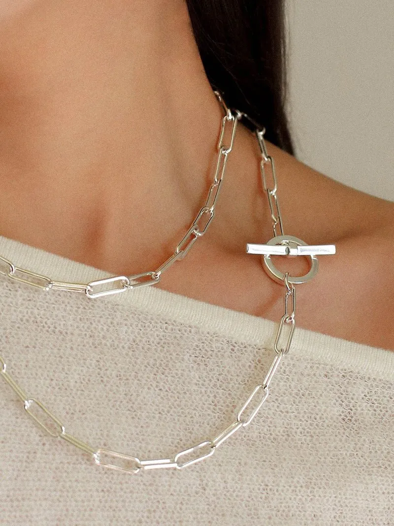 Metal Y-Shape Chain Sweater Chain Necklace