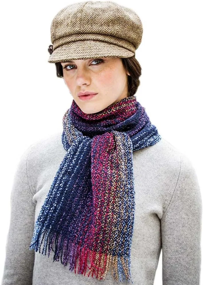 Mucros Weavers Ladies Merino Wool Skellig Scarf, Made in Ireland