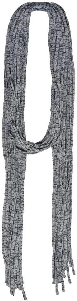 Shreds Dona Bela Infinity Scarf, Scarves for Women Lightweight, Skinny Scarf, Made of Upcycled Fabric - Cozy Washed Denim Fiona