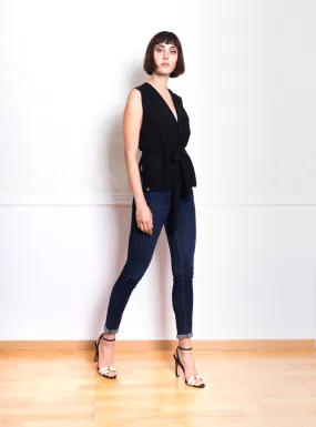 Styga Sleeveless Trench Jacket