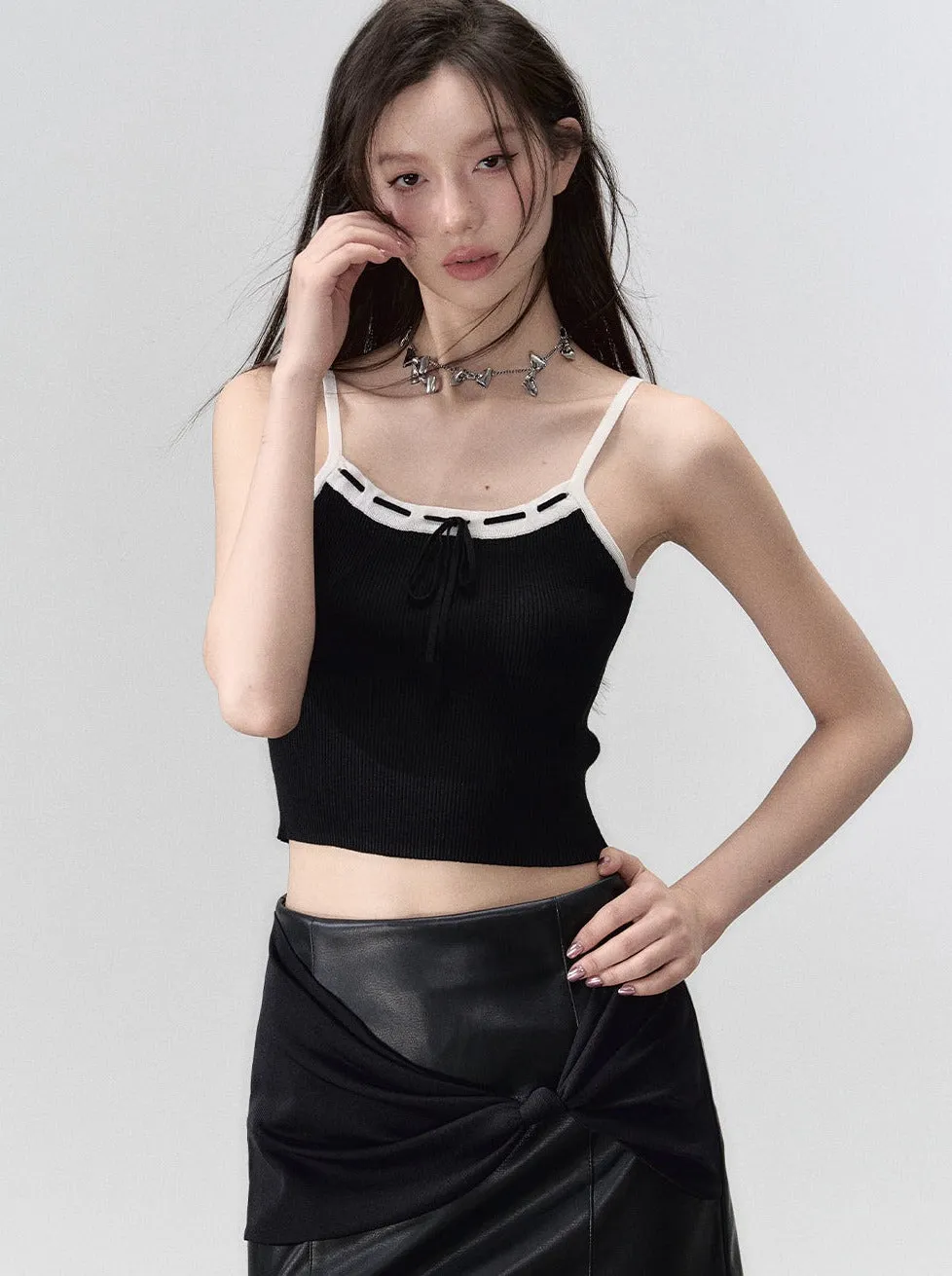 Suspender Knit   French Little Cardigan