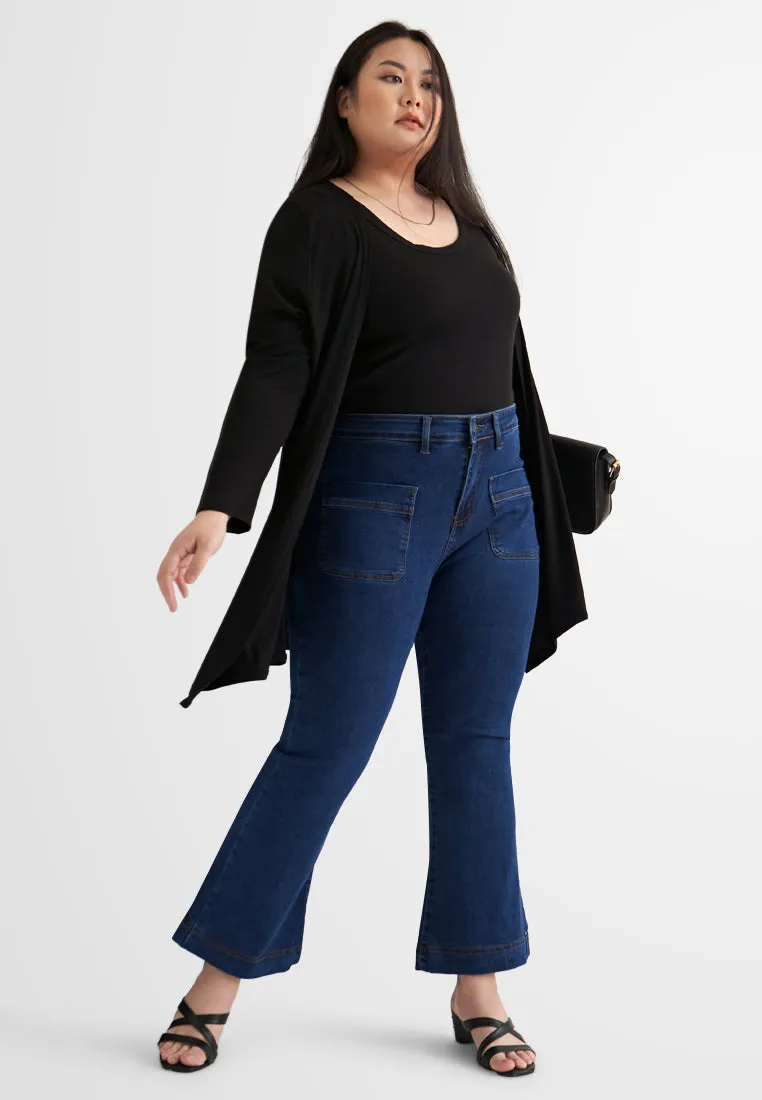 Victoria OUTSTANDINGLY SOFT Open Cardigan - Black