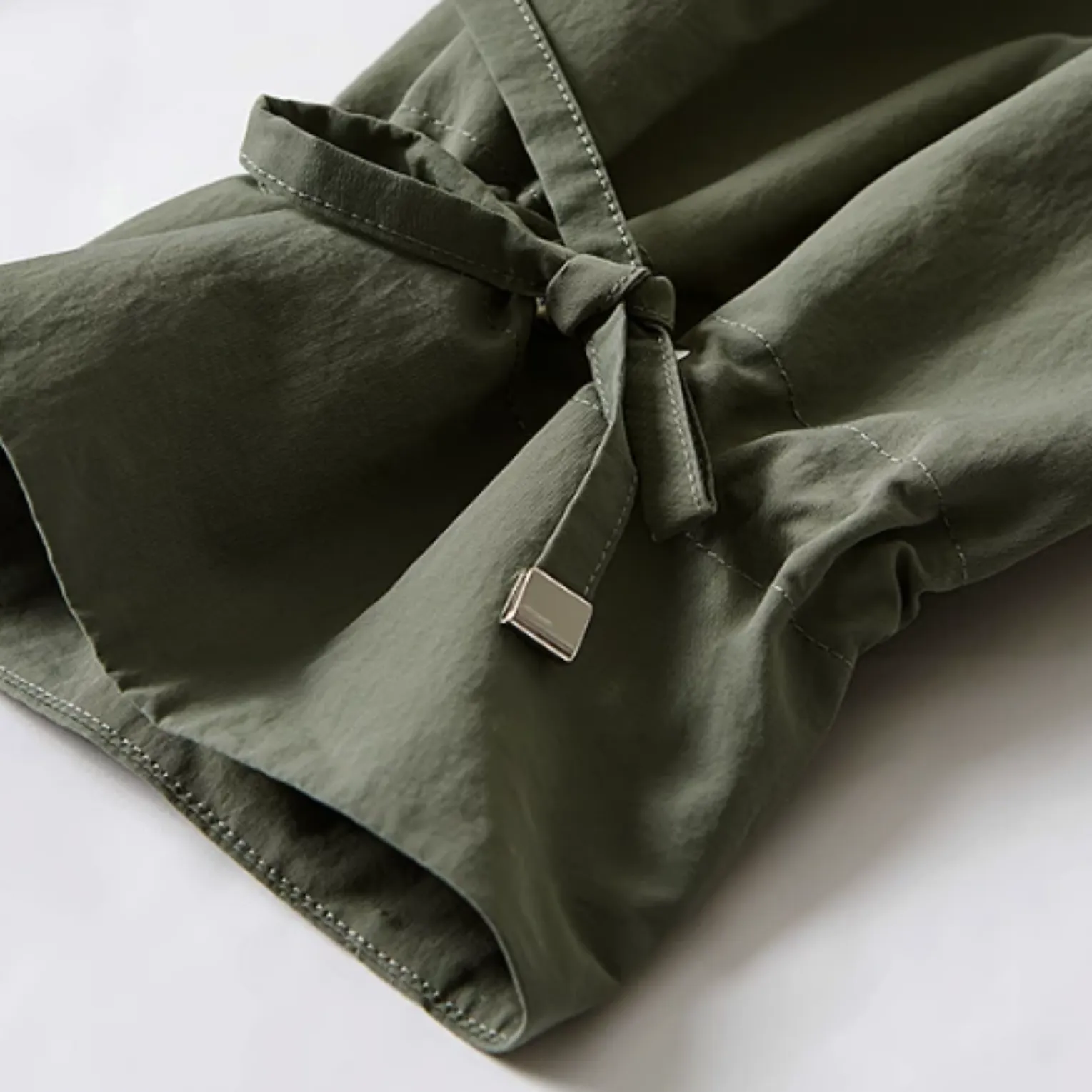 Women's Spring Hooded Solid Trench | Plus Size